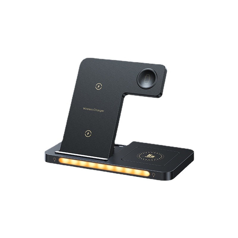 Remax επιτραπέζιος 3-σε-1 μαγνητικός ασύρματος φορτιστής για κινητό, ρολόι και ακουστικά (RB-W70) – PD, μαγνητική зарядка, 22W, 3A, πτυσσόμενη βάση