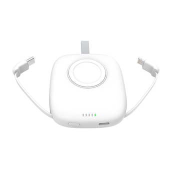 Apple Watch Μαγνητικός Ασύρματος Φορτιστής Power Bank 5000mAh, 12W, QC2.0, 5V Άμεση Επαναφόρτιση