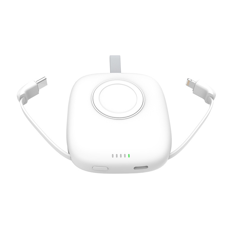 Apple Watch Μαγνητικός Ασύρματος Φορτιστής Power Bank 5000mAh, 12W, QC2.0, 5V Άμεση Επαναφόρτιση