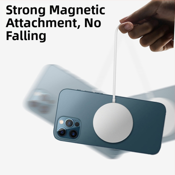 MagSafe magnetický bezdrôtový nabíjač pre Apple, 15W PD rýchle nabíjanie, magnetické uchytenie, výstupný prúd 1.5A