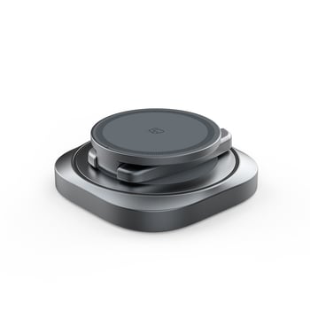 Încărcător wireless pliabil rotativ Qi2.2 25W pentru telefon, încărcare rapidă 3‑în‑1 pentru ceas (PD, încărcare magnetică)