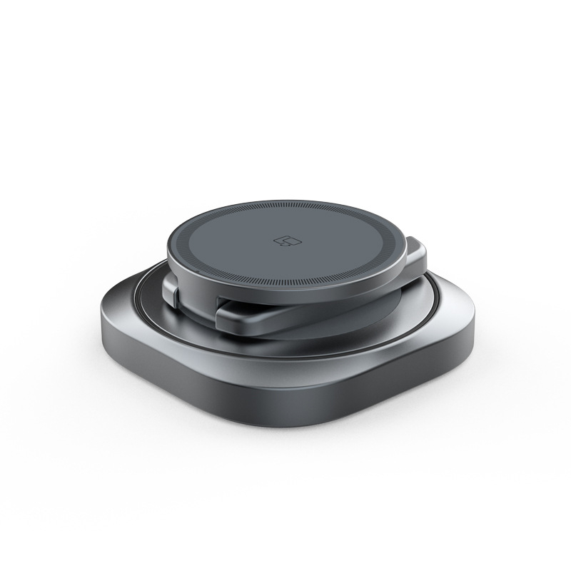 Încărcător wireless pliabil rotativ Qi2.2 25W pentru telefon, încărcare rapidă 3‑în‑1 pentru ceas (PD, încărcare magnetică)