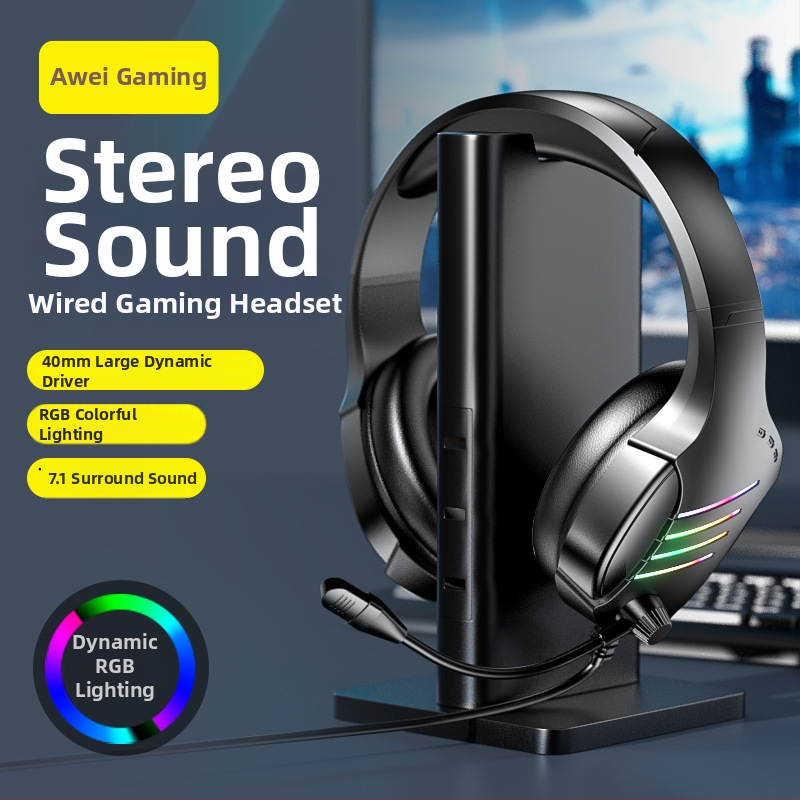 GM-5 Drôtové herné slúchadlá s omnidirekcným mikrofónom, 3,5 mm konektor, 32 Ω, citlivosť >110 dB, kábel 2,1 m