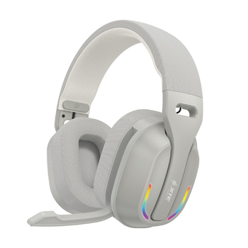 Vezeték nélküli RGB gaming fejhallgató mikrofonnal, 400mAh akkumulátor, 26 órás üzemidő, USB-C töltés