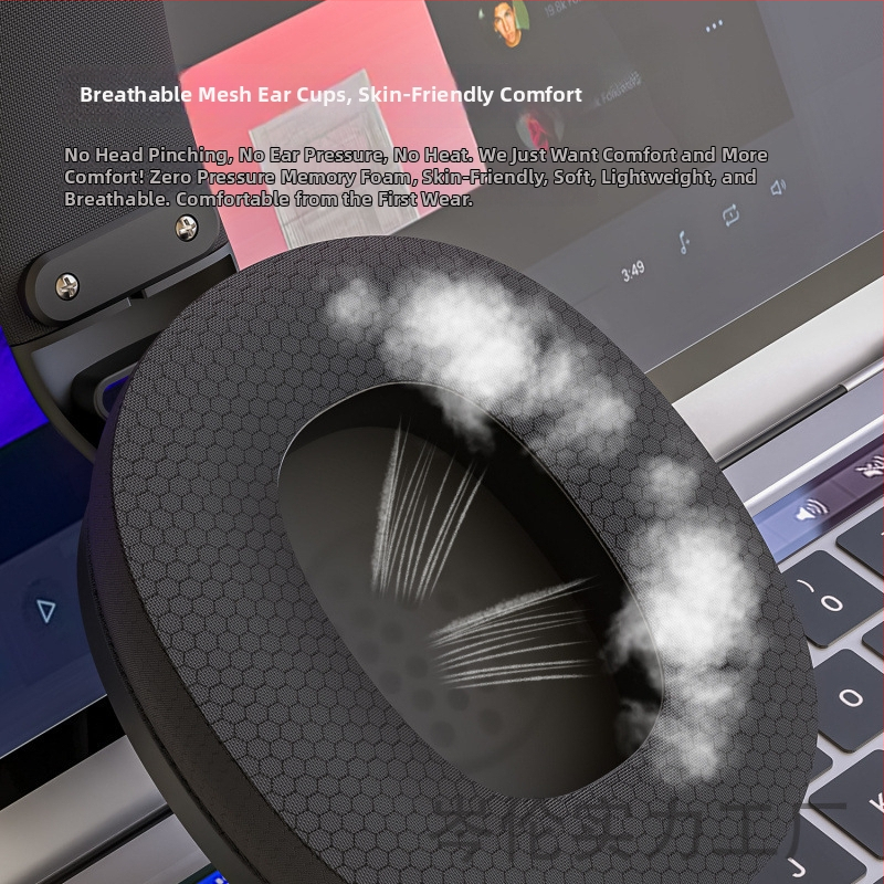 Bezdrôtové herné slúchadlá pre PC s potlačením šumu, IPX6, Bluetooth 5.0, dosah 5 m, výdrž batérie 8+ hodín