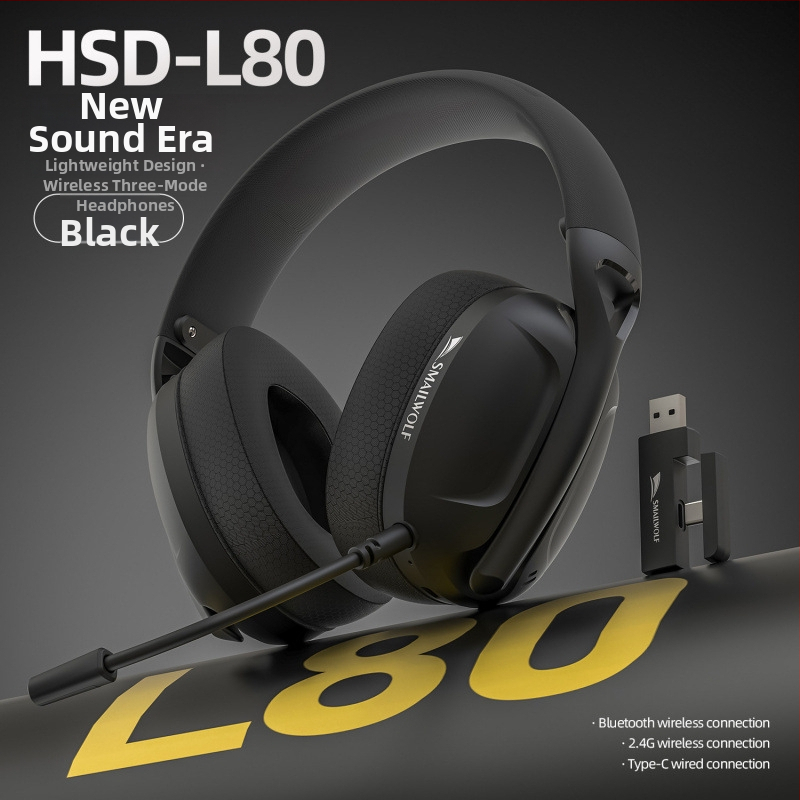 Bezdrôtové herné slúchadlá pre PC s potlačením šumu, IPX6, Bluetooth 5.0, dosah 5 m, výdrž batérie 8+ hodín