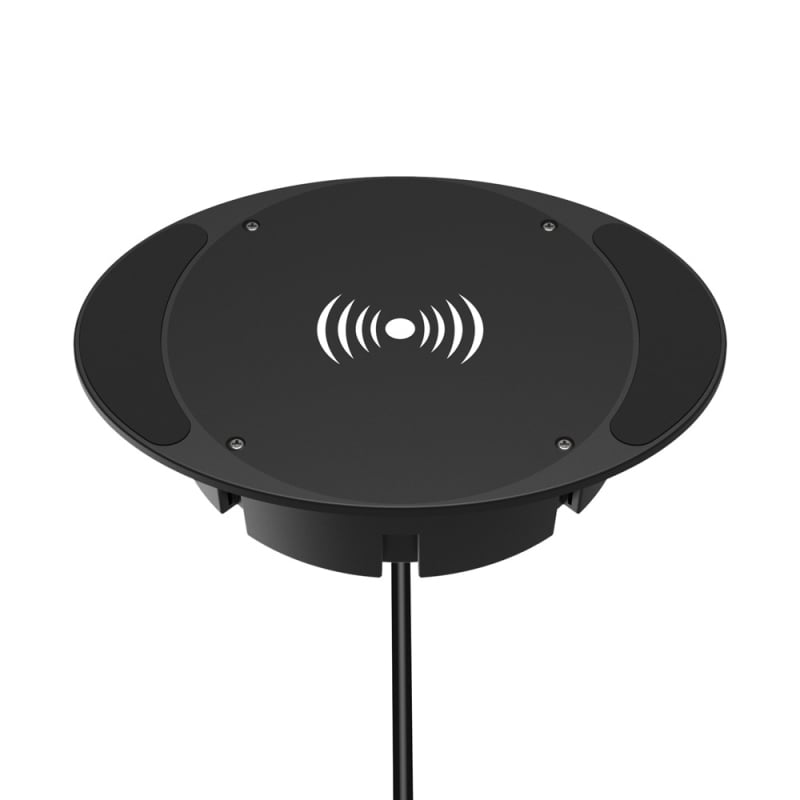 Bežični punjač za mobitel, skriven ispod stola, 10W QC3.0 brzo punjenje, izlaz 5V, udaljenost 20–30 mm