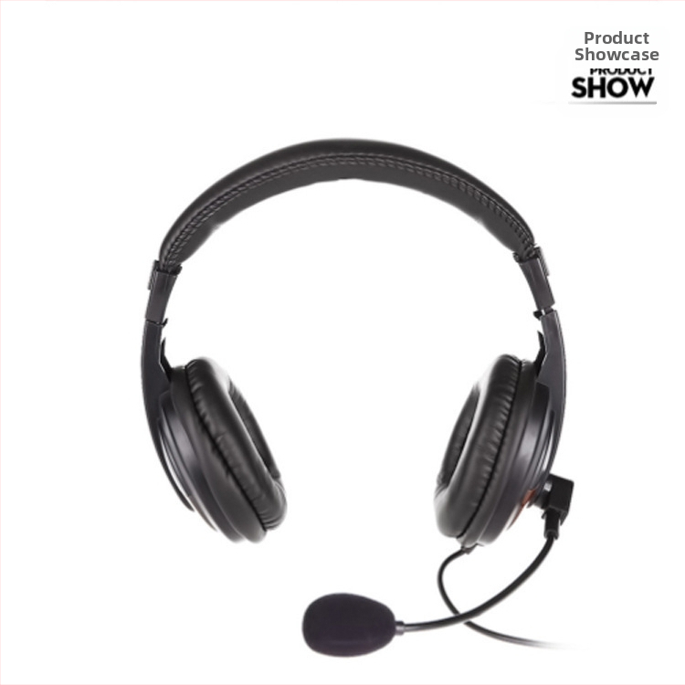 Drôtové slúchadlá s mikrofónom pre PC – 3,5 mm konektor, 32 Ω impedance, frekvenčný rozsah 38–40 Hz, kábel 1,5 m