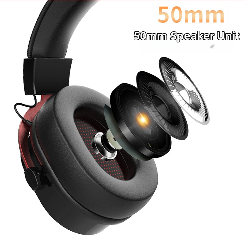 Bezdrôtové slúchadlá na hlavu s mikrofónom pre esporty, Bluetooth, kompatibilné s PC i telefónom, 2,4 GHz