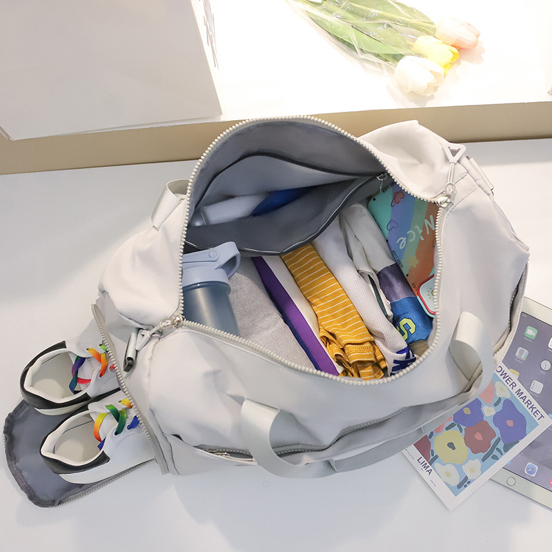 Rucsac de călătorie cu separare uscat–umed, capacitate 36–55 L, material Oxford, respirabil, unisex