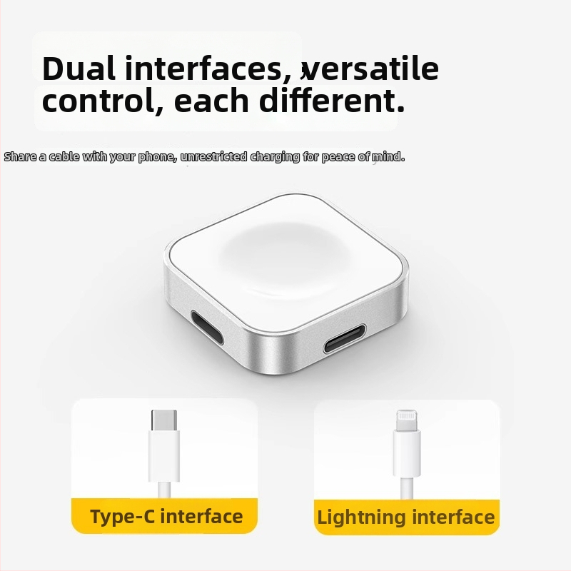 W&P magnetické rýchlo nabíjacie stojan pre Apple Watch S10 / Séria 8–9, 5W, 0.5A, QC4.0