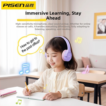 Pisen HC-100 Slúchadlá na hlavu, bezdrôtové Bluetooth, online učenie