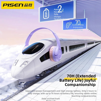 Pisen HC-100 Slúchadlá na hlavu, bezdrôtové Bluetooth, online učenie