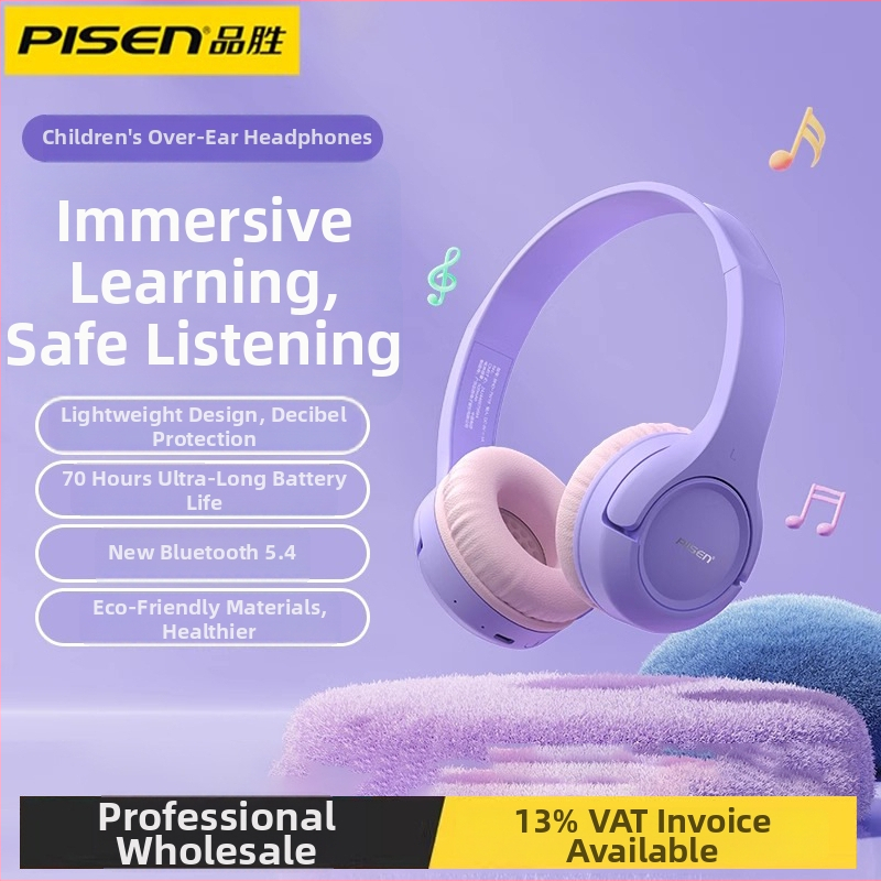 Pisen HC-100 Slúchadlá na hlavu, bezdrôtové Bluetooth, online učenie