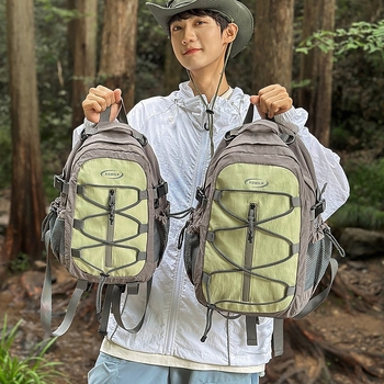 Unisex turistický a horský ruksak – nylon, veľká kapacita, polyesterové vnútro, zakrivené ramenné popruhy, vhodný pre vonkajšie aktivity