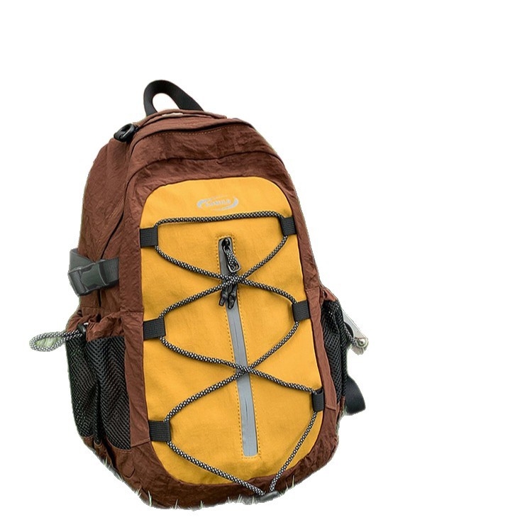 Unisex turistický a horský ruksak – nylon, veľká kapacita, polyesterové vnútro, zakrivené ramenné popruhy, vhodný pre vonkajšie aktivity