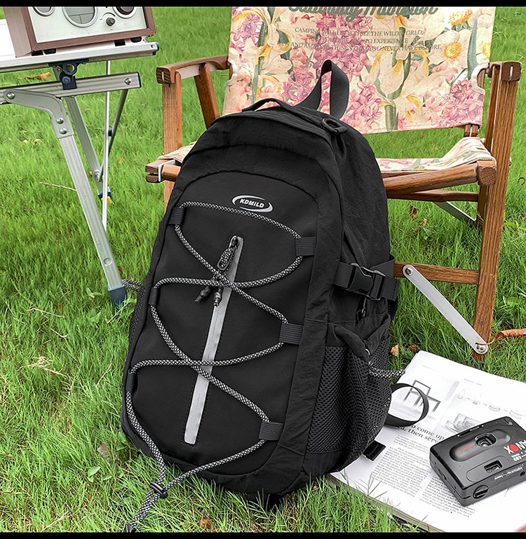 Unisex turistický a horský ruksak – nylon, veľká kapacita, polyesterové vnútro, zakrivené ramenné popruhy, vhodný pre vonkajšie aktivity