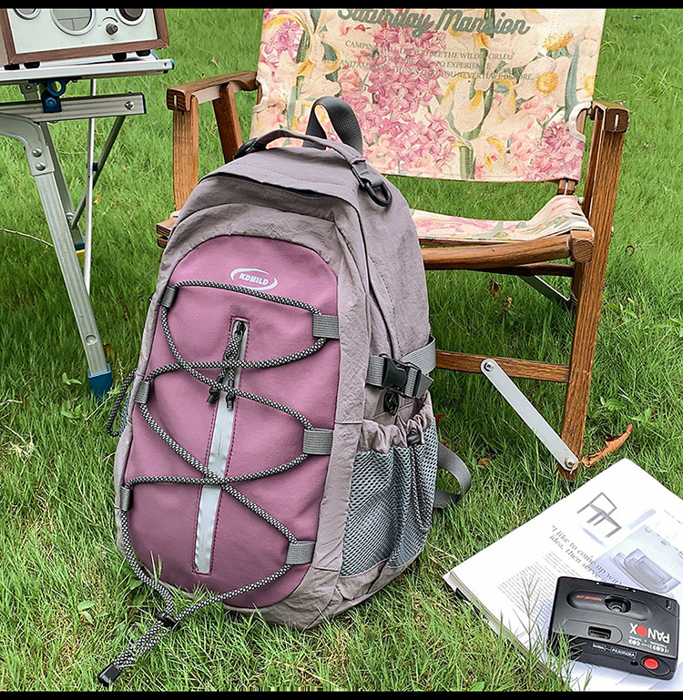 Unisex turistický a horský ruksak – nylon, veľká kapacita, polyesterové vnútro, zakrivené ramenné popruhy, vhodný pre vonkajšie aktivity