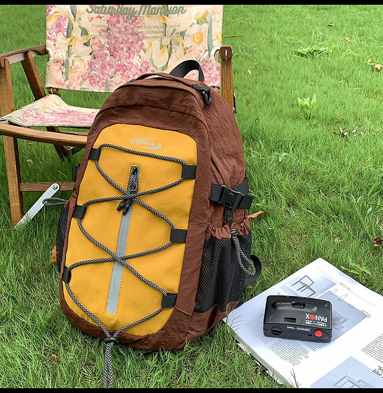 Unisex turistický a horský ruksak – nylon, veľká kapacita, polyesterové vnútro, zakrivené ramenné popruhy, vhodný pre vonkajšie aktivity