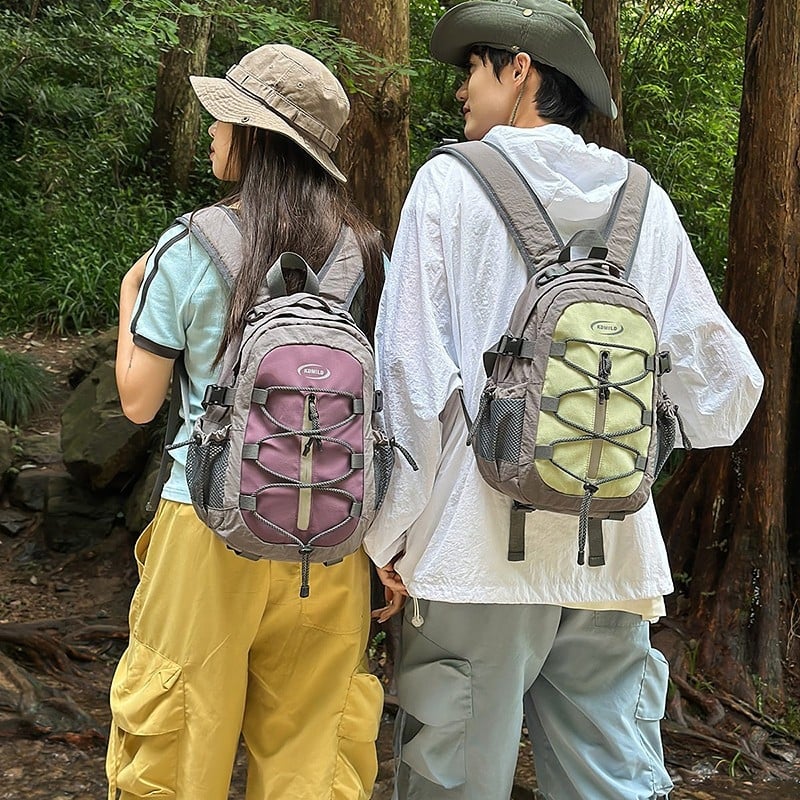 Unisex turistický a horský ruksak – nylon, veľká kapacita, polyesterové vnútro, zakrivené ramenné popruhy, vhodný pre vonkajšie aktivity