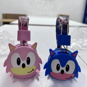 Casca Bluetooth pentru copii AH-906S, cu bandă pentru cap, stereo wireless (Bluetooth 5.0, rază 10 m, autonomie >8 h)