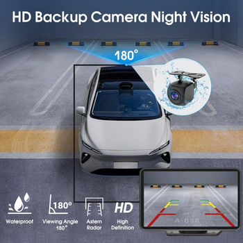 Bežični CarPlay navigacijski sustav za automobil s Bluetooth FM in HD prikazom stražnje kamere — Dual‑core CPU • 1GB RAM • 16GB ROM • 1080P zaslon • Type-C sučelje