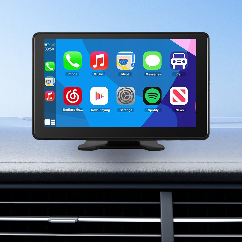 Bežični CarPlay navigacijski sustav za automobil s Bluetooth FM in HD prikazom stražnje kamere — Dual‑core CPU • 1GB RAM • 16GB ROM • 1080P zaslon • Type-C sučelje