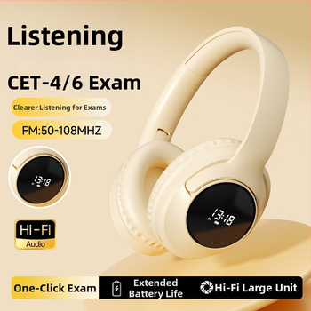 Bezdrôtové slúchadlá pre anglické počúvanie Cet-4/6, 40 mm reproduktory, 32 Ω, 20–20000 Hz, 98 dB, bez mikrofónu