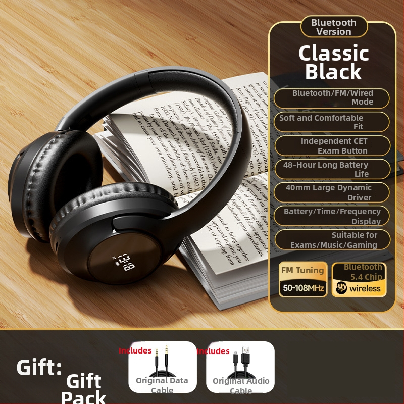 Bezdrôtové slúchadlá pre anglické počúvanie Cet-4/6, 40 mm reproduktory, 32 Ω, 20–20000 Hz, 98 dB, bez mikrofónu