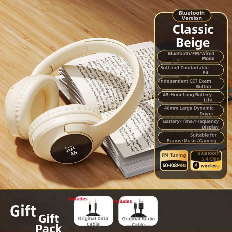 Bezdrôtové slúchadlá pre anglické počúvanie Cet-4/6, 40 mm reproduktory, 32 Ω, 20–20000 Hz, 98 dB, bez mikrofónu