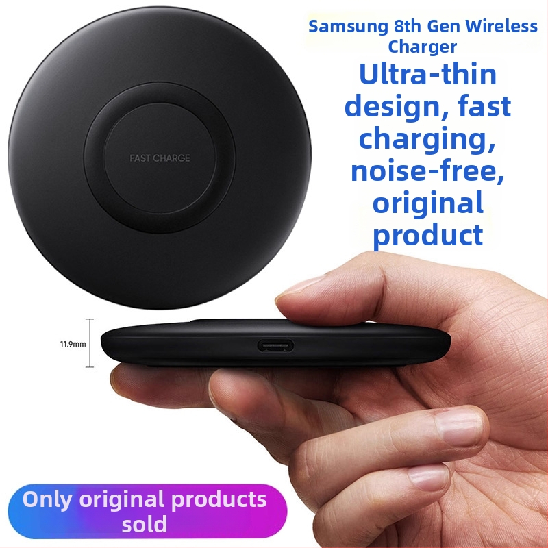 Samsung bezdrôtová nabíjačka 15W QC3.0, výstup 2A, bez magnetického nabíjania, CE/FCC/RoHS certifikovaná