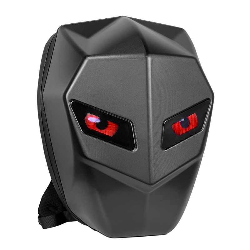 LED batoh na motocyklové jazdy s Bluetoothom, nepremokavý tvrdý shell, ABS+PC materiál