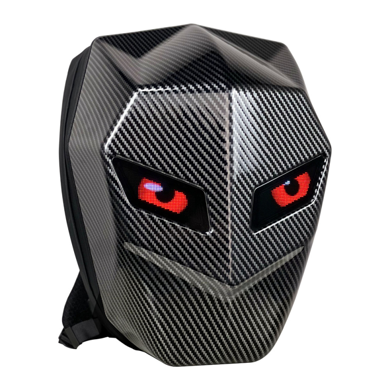 LED batoh na motocyklové jazdy s Bluetoothom, nepremokavý tvrdý shell, ABS+PC materiál