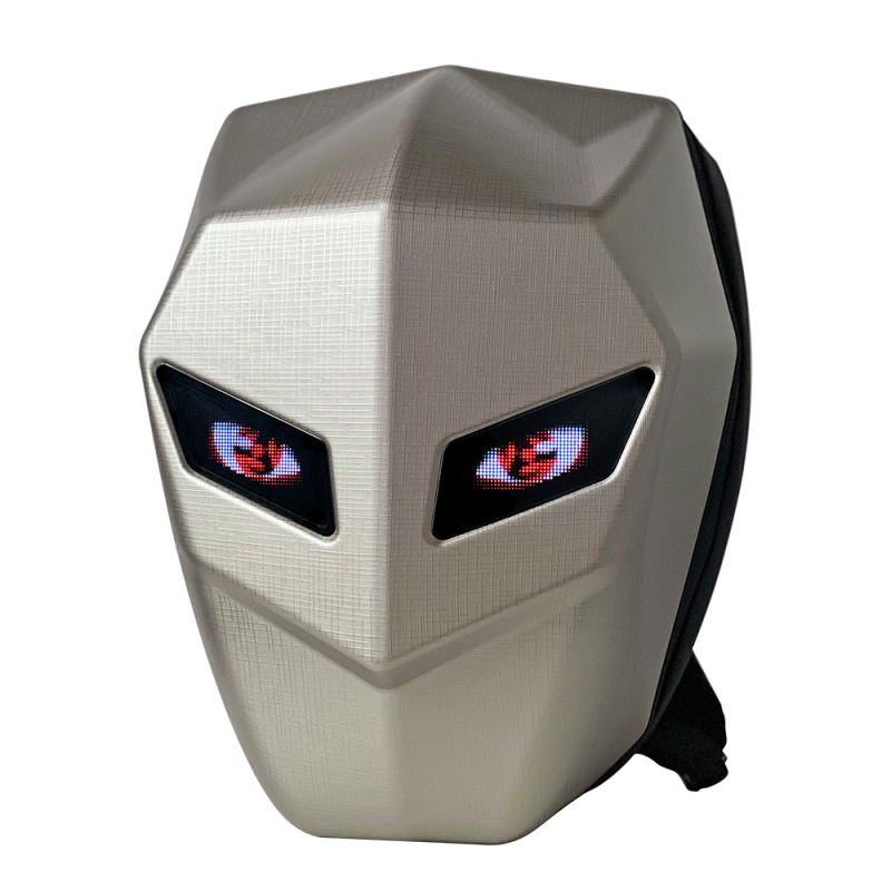 LED batoh na motocyklové jazdy s Bluetoothom, nepremokavý tvrdý shell, ABS+PC materiál