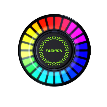 Auto iekšējā atmosfēras gaisma ar RGB, aromaterapiju, balsu vadītu mūzikas ritmu, USB barošanai spirālveida lampai