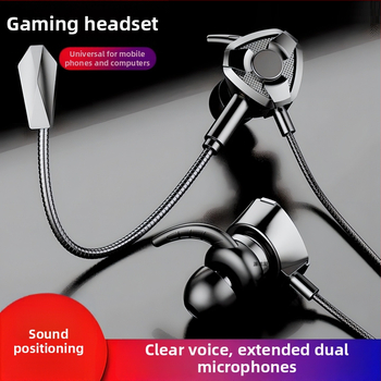 Káblové herné slúchadlá s mikrofónom, in-ear, pre PC/Desktop/notebook, 3,5 mm, 20–20000 Hz, 16 Ω