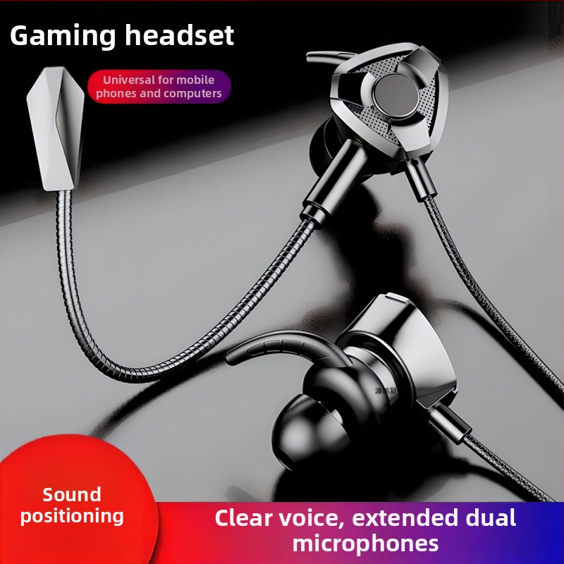 Káblové herné slúchadlá s mikrofónom, in-ear, pre PC/Desktop/notebook, 3,5 mm, 20–20000 Hz, 16 Ω