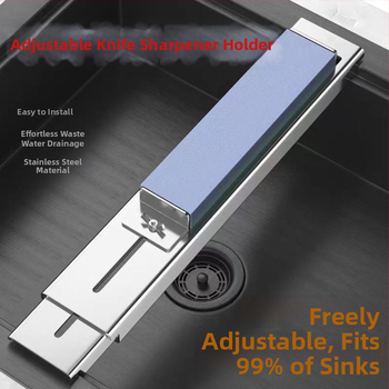 Nuga teritamise alus koduks kasutamiseks, eriliselt paks korpus, reguleeritav valamukinnitus, kiire teritamisriist