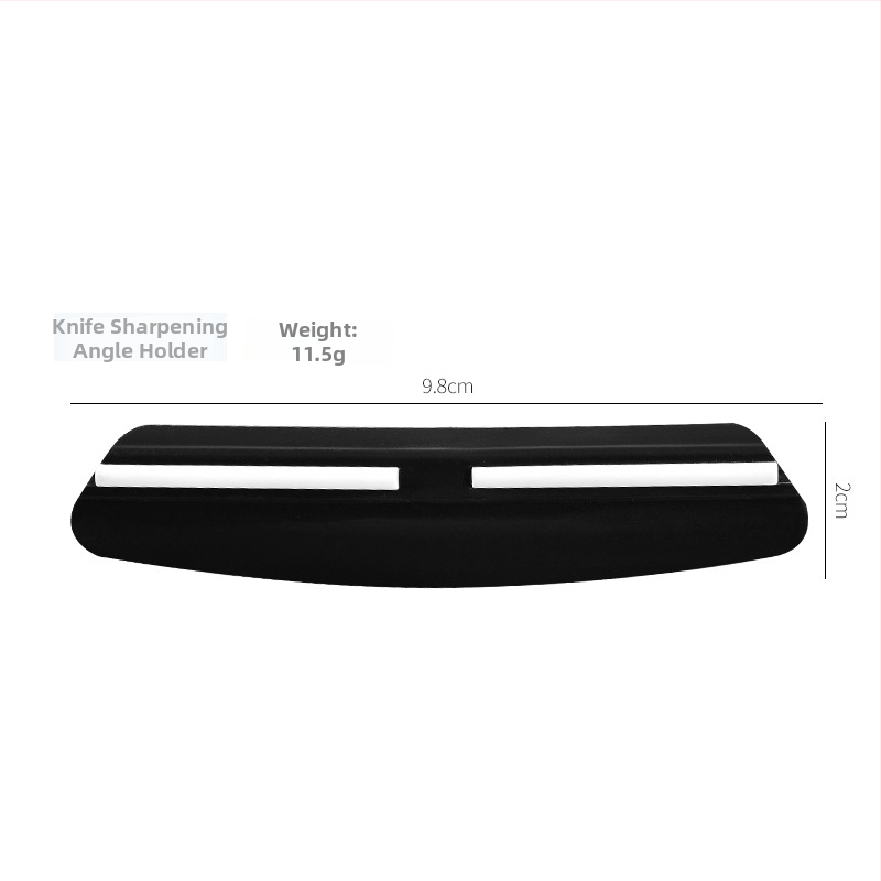 Pomočník na brúsenie nožov s pevným uhlom, keramický materiál, potlačené logo, prispôsobiteľný, moderný minimalistický štýl
