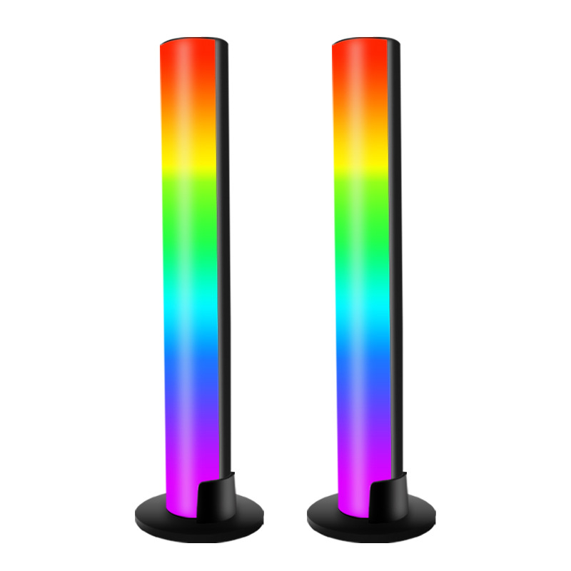 Datora galda RGB apkārtnes gaisma ar skaņas uztveri, balss vadību un mūzikas ritma apgaismojumu, barojams no kontaktligzdas