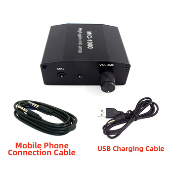 Rhythm imagination MIC-1000 elektretový kondenzátorový mikrofón – nabíjateľný, kompatibilný so záznamom na smartfóne