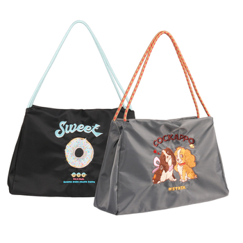 Dámska taška cez rameno s anime motívom, nylonový materiál, vodoodolná, objem 20–35 l