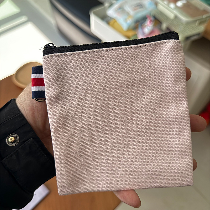 Vászon anyagú pénztárca, városi minimalist stílus, uniszex kialakítás, bélés nélküli, 2021 nyári kiadás