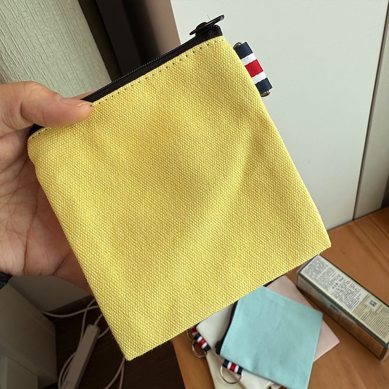 Vászon anyagú pénztárca, városi minimalist stílus, uniszex kialakítás, bélés nélküli, 2021 nyári kiadás