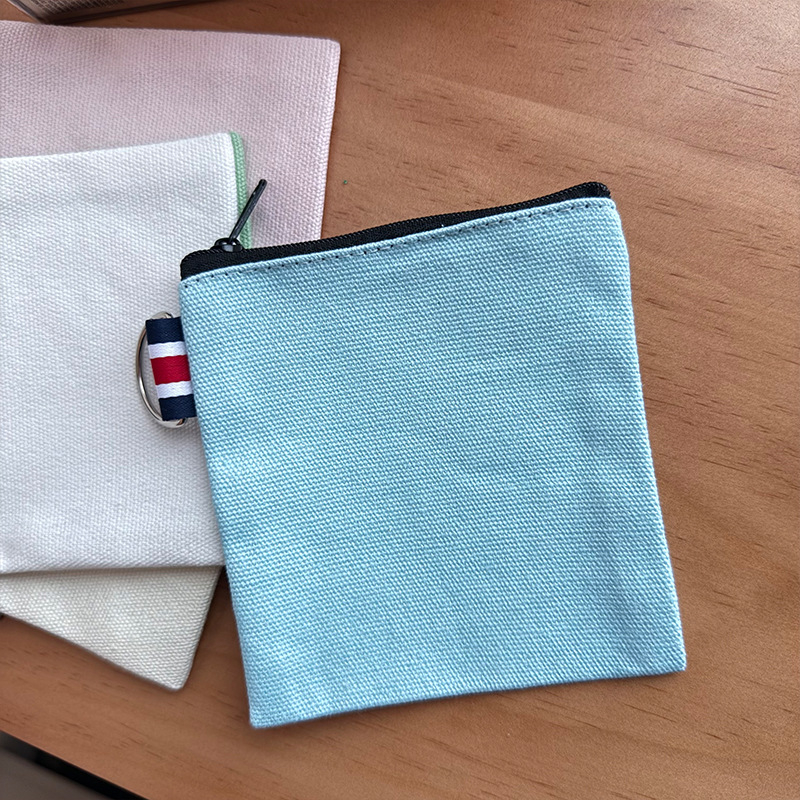 Vászon anyagú pénztárca, városi minimalist stílus, uniszex kialakítás, bélés nélküli, 2021 nyári kiadás