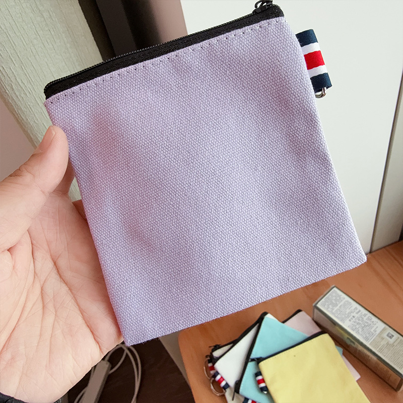 Vászon anyagú pénztárca, városi minimalist stílus, uniszex kialakítás, bélés nélküli, 2021 nyári kiadás