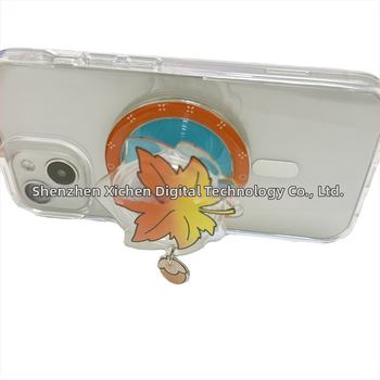 Mobilā tālruņa turētājs — magnētisks, Snap-on stiprinājums, universāla saderība, izstiepjams dizains, ABS+TPU materiāls.