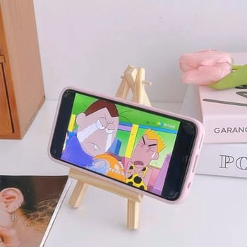 Drveni držač za tablet i telefon za čitanje, trokutastistalak u korejskom stilu, stolna dekoracija