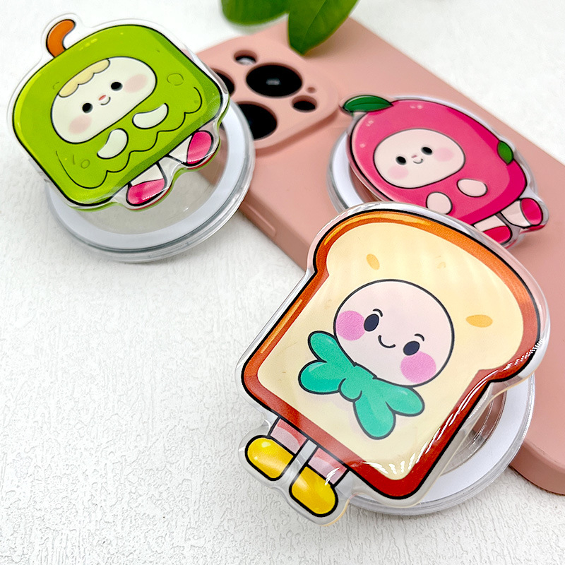 Десктоп държач за телефон, акрилен, разтегателен дизайн, модел RXY5262, креативен стил, възможност за персонализация