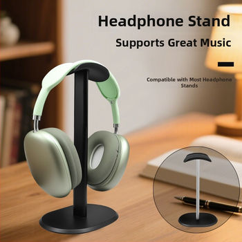 Austiņu statīvs no alumīnija sakausējuma – darbam pie galda, savietojams ar austiņām, svars 170 g